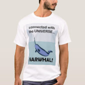 T-shirt Narval Connecté À L'Univers (Devant)
