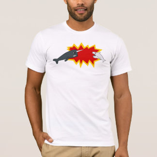 T-shirt Narwhal contre le requin