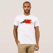 T-shirt Narwhal contre le requin (Devant entier)