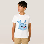 T-shirt Narwhal Kawaii (Devant entier)