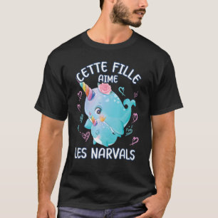 T-shirt Narwhal Love Maman Narwal Et Baby Youth