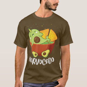 T-shirt Narwhal Narvocado Narwhal Avocado Guacamole Vegan