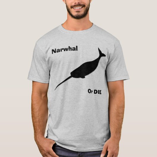 T-shirt Narwhal ou meurent ! (Devant)