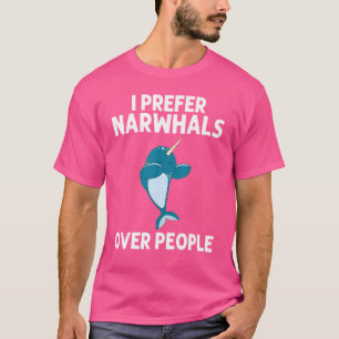 T-shirt Narwhal Pour Hommes Femmes Narwhale Sea Unicorn Po