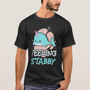 T-shirt Narwhal Unicorn Sentiment Stabby Poisson Enfants G