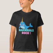 T-shirt Narwhals Rock ! (Devant)
