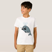 T-shirt Narwhalstache (Devant entier)