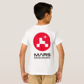 T-shirt NASA Mars Perseverance Rover Rocket White Kids’ (Dos entier)