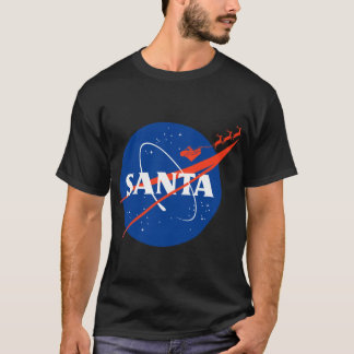 T-shirt NASA Santa Christmas and XMas Gift boy