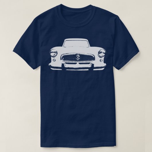 T-shirt Nash Metropolitan 1950 classique monobloc blanc (Design devant)