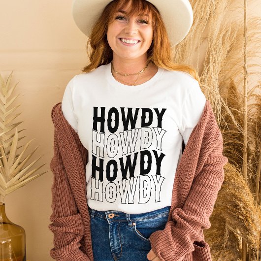 T-shirt Nashville Bachelorette Howdy