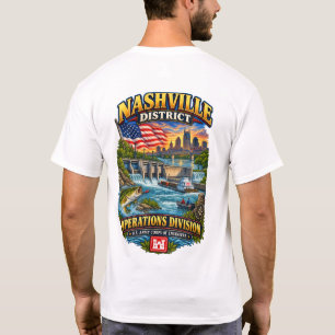 T-shirt Nashville Corps des ingénieurs OPS Barrage