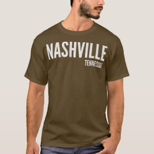 T-shirt Nashville Music City Nashville Musique Country Nas
