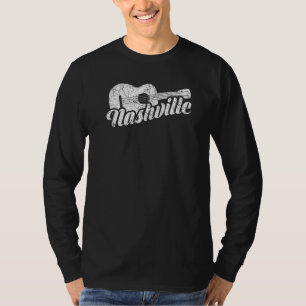 T-shirt Nashville Tennessee Country Music Retro Guitare Pl