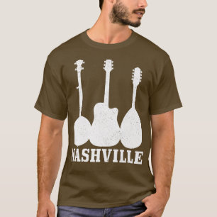 T-shirt Nashville Tennessee Guitare Player Country Music C