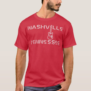 T-shirt Nashville Tennessee Guitare Premium