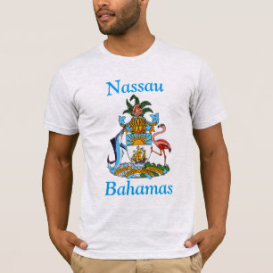 T-shirt Nassau, Bahamas avec armoiries