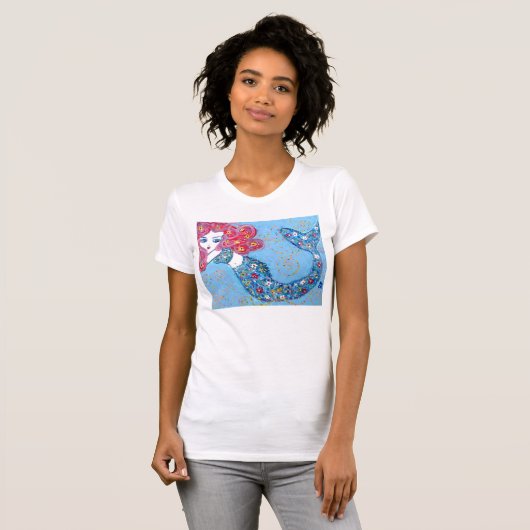 T-shirt natation avec la grâce (Devant entier)