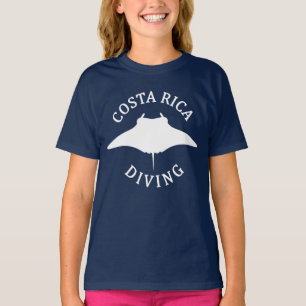 T-shirt Natation Avec Manta Ray - Costa Rica Plongée sous-