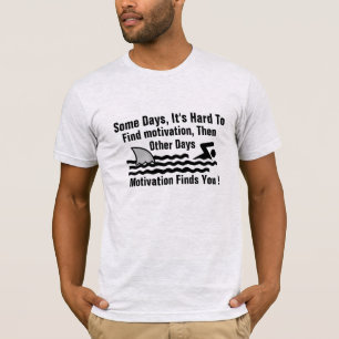 T-shirt Natation avec requins drôle Motivation Humour requ