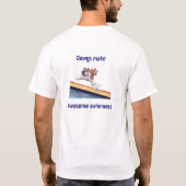 T-shirt Natation de lycée de défi (Dos)