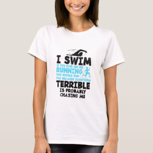 T-shirt Natation - Je nage