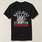 T-shirt Nate Diaz 209 Stockton Slap Jiu Jitsu Essential T (Design devant)