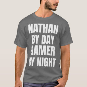 T-shirt Nathan Par Jeu De Jour Joueur De Nuit