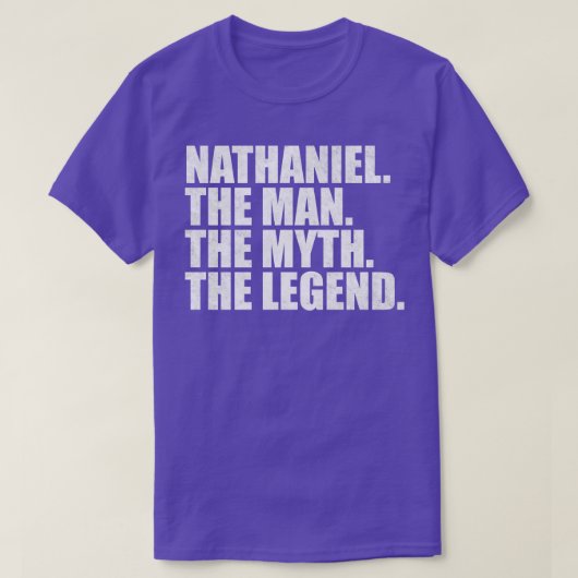 T-shirt Nathaniel Nathaniel Nom Nathaniel prénom Nathaniel (Design devant)