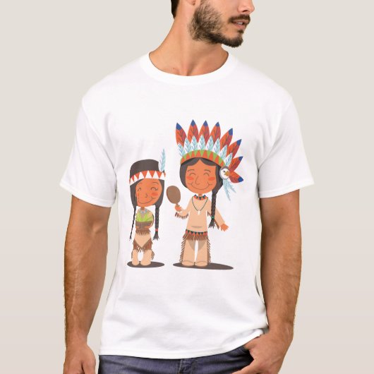 T-shirt Natif américain (Devant)