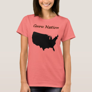 T-shirt Nation de Guru - noir