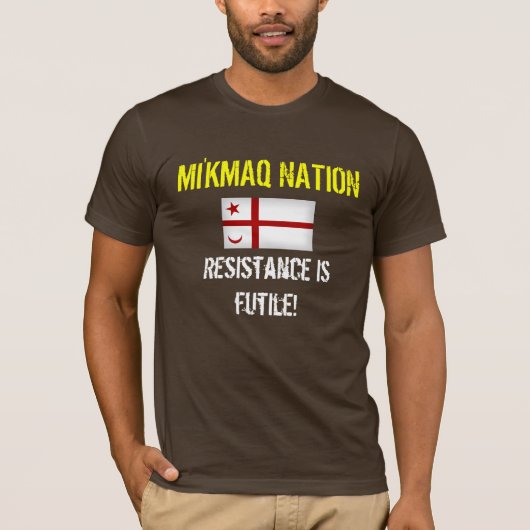 T-shirt Nation de Mi'kmaq (Devant)