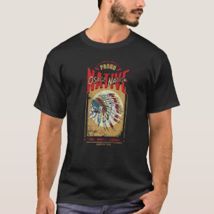 T-shirt Nation des Osages tribu amérindienne guerrière aut