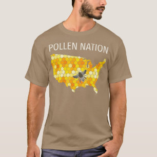 T-shirt Nation Pollen pour apiculteurs et amoureux du miel