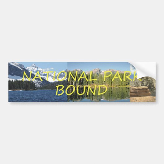 T-SHIRT Nationaal Park Bond Bumpersticker (Voorkant)