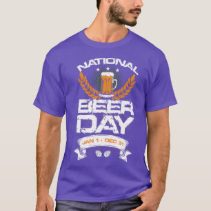 T-shirt National Beer Day Jan 1 Dec