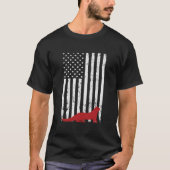 T-shirt National Ferret Day 4Th July Usa Flag Ferret (Devant)