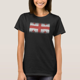 T-shirt National Flag of Georgia souvenir  for men women  