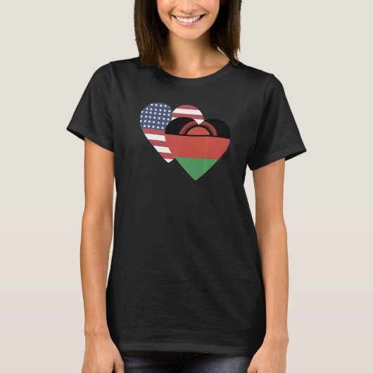 T-shirt National Flag of Malawi souvenir for men women 1 (Devant)