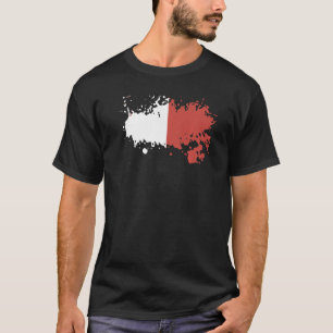 T-shirt National Flag of Malta souvenir for men women