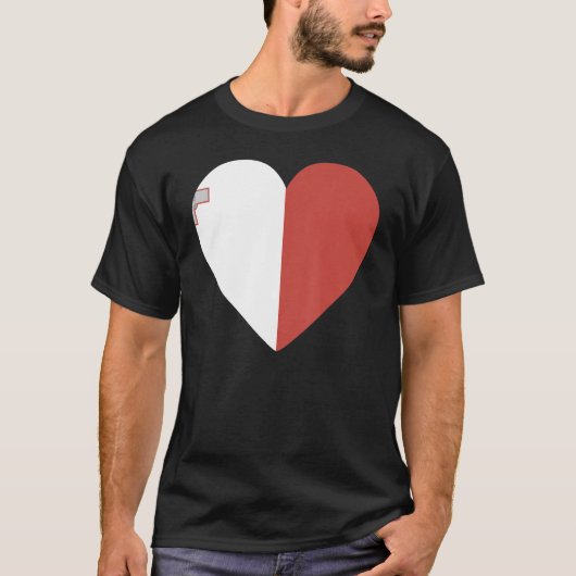 T-shirt National Flag of Malta souvenir  for men women 3 (Devant)