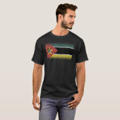 T-shirt National Flag of Mozambique souvenir  for men wome (Devant entier)