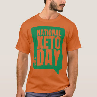 T-shirt National Keto Day Ketogène Diet
