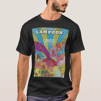 T-shirt National Lampoon Greed Cover funny