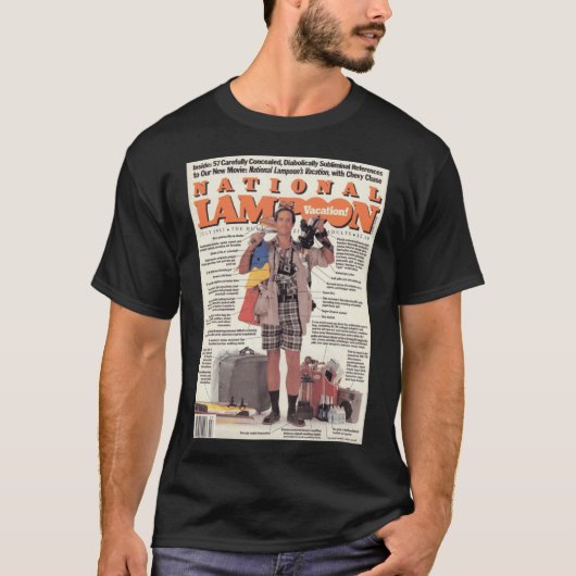 T-shirt National Lampoon Vacation Cover retro (Devant)