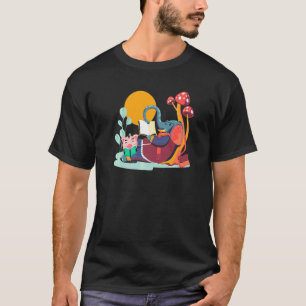 T-shirt National Lire un jour de livre Cute Pig Eléphant L