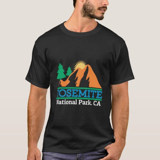 T-shirt National Park Yosemite (Devant)