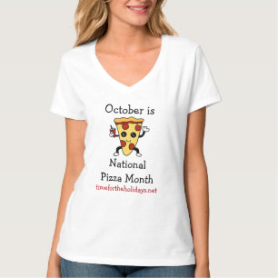 T-shirt National Pizza Month Funny Food Observations T-Shi