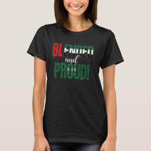 T-shirt Nationalité Blair Et Fière Moitié Émiratie Moitié