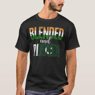 T-shirt Nationalité Fier Et Fier Moitié Indien Demi-Pak